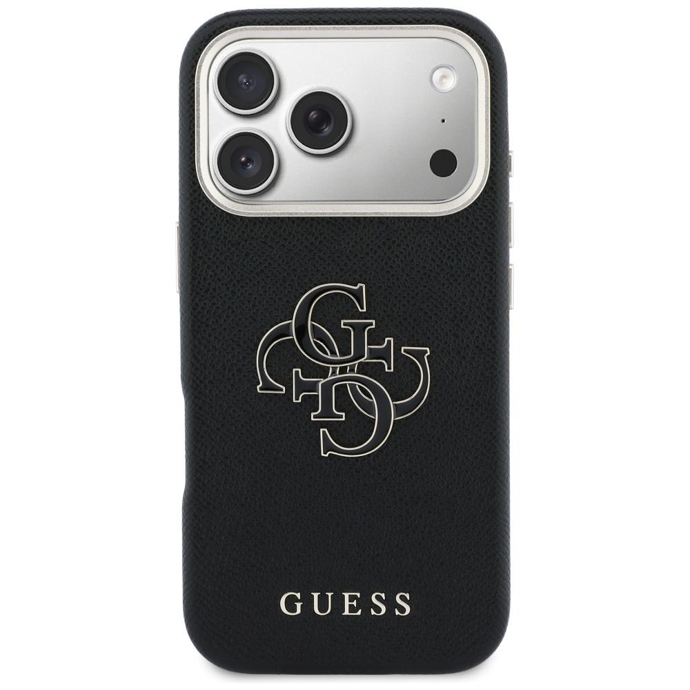 Guess FW Resin Logo Case for iPhone 17 Pro Black