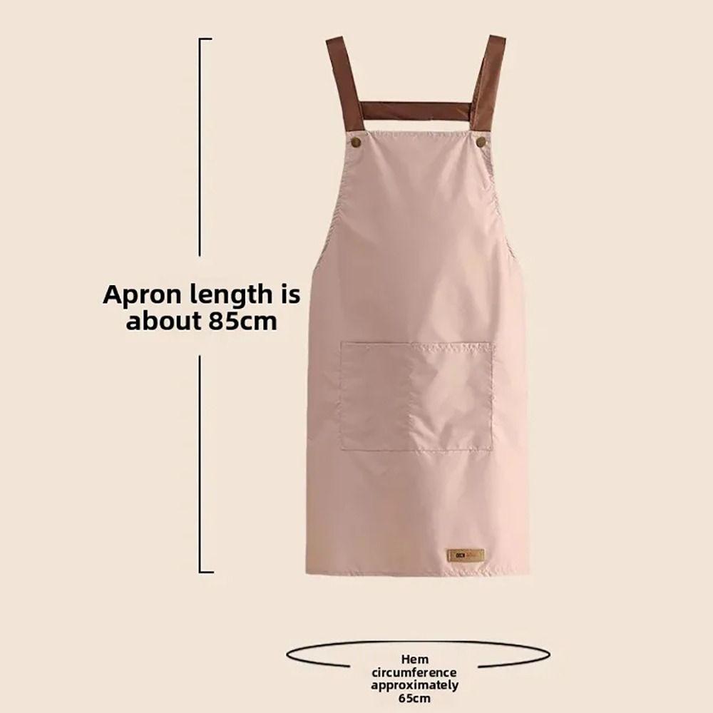 1Pcs with Pockets Kitchen Cooking Apron Waterproof Work Uniform  for Hotel Resturant Coffee Shop
