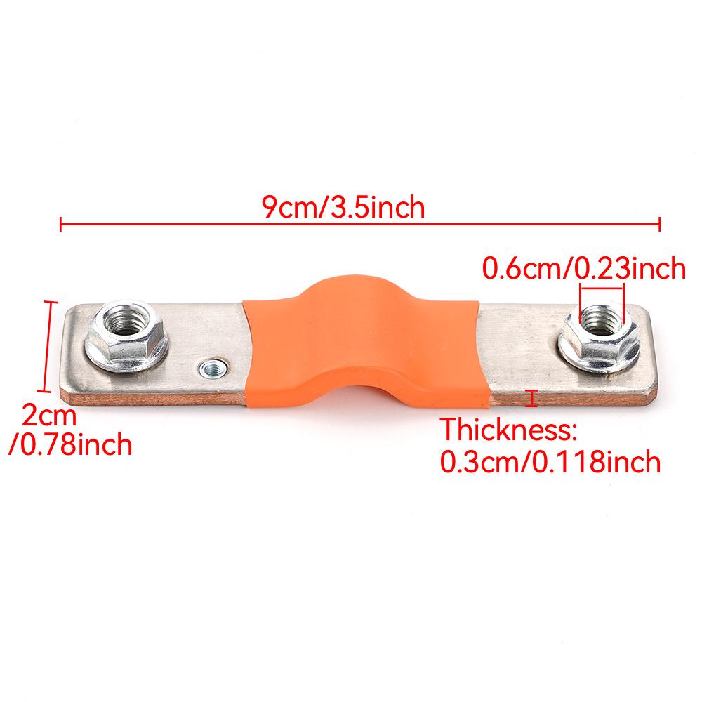 12V Busbar Lifepo4 Battery Flexible Copper Connecter 74mm 3mm 400A for 280Ah 302Ah 310Ah 320Ah Lifepo4 Battery Use