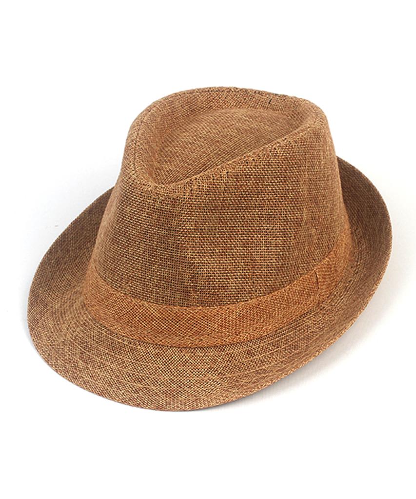 Yunibeosyeolkemiseuteuli Bu Summer Line Brown Fedora Summer Fedora