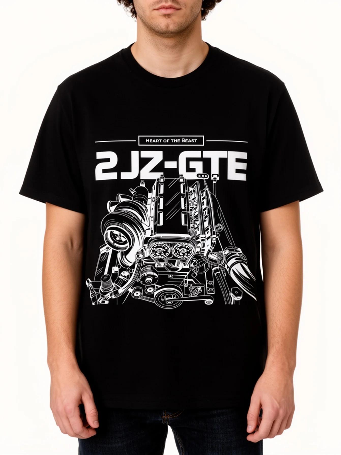 

Футболка с двигателем 2JZ GTE, Классическая футболка с коротким рукавом на каждый день, Классическая футболка с круглым вырезом, Подходит для повседневной носки и спорта - M... S разноцветный
