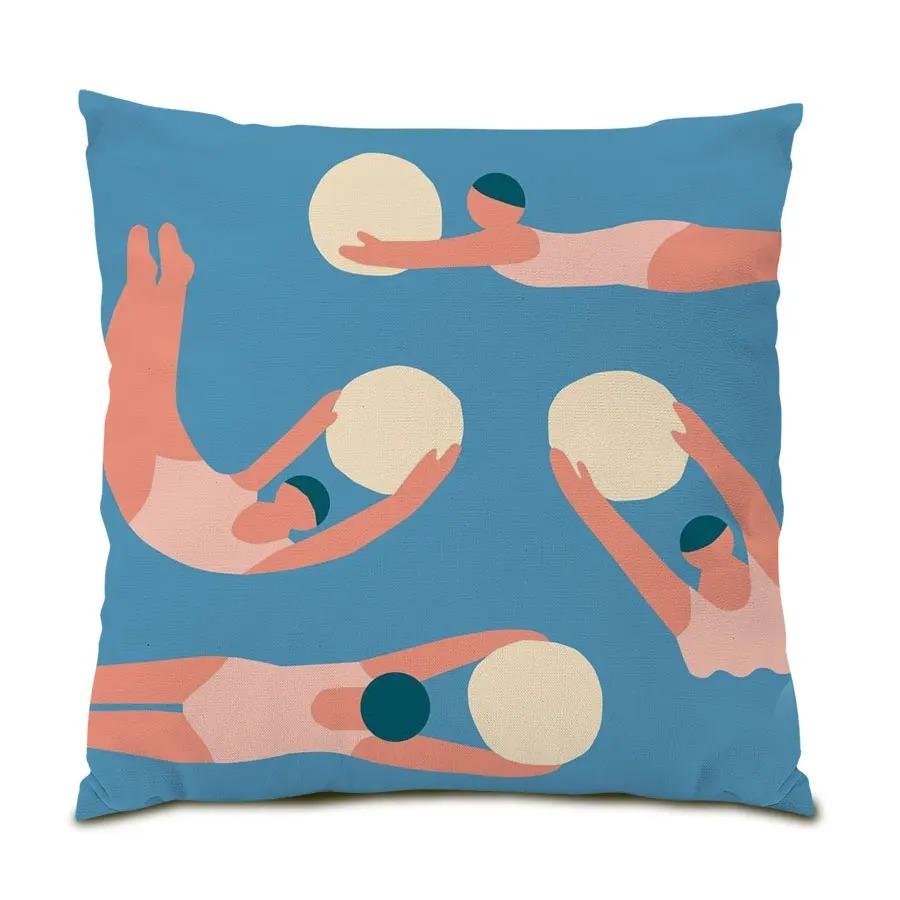 Luxury Home Decor Cushion Cover Office Sofa Cushion Cover Colorful Creative Abstract Print