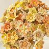 Artisanal Ceramic Hand-Pinched Peony Rose with Preserved Flower Ornament
