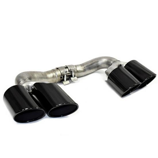 Porsche Cayenne GTS Black Quad Tailpipe Trim (11-24 Years)
