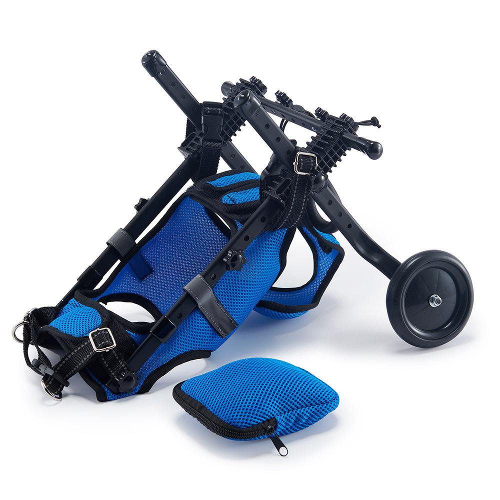 Adjustable 2‑Wheel Dog Wheelchair Hind Leg Walking Assistance Cart for Injured Disabled Dog Pet Rehabilitation Outdoor Mobility Supplies