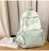 New schoolbag, high-aesthetic Japanese-style Instagram-worthy fresh sweet cute butterfly backpack, lightweight backpack for middle and high school 