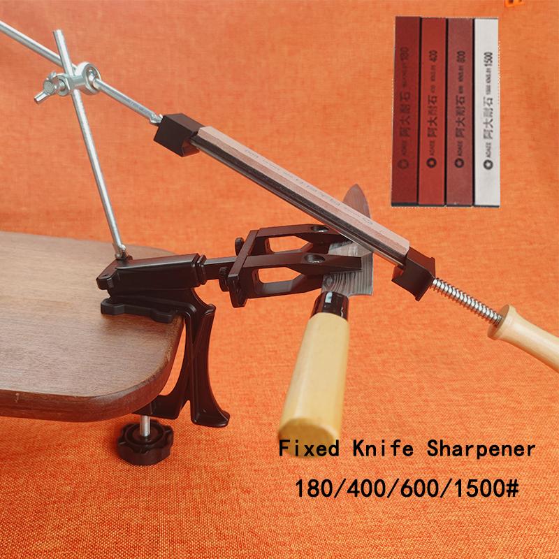 Professional Knife Sharpener Stainless Steel Fixed Angle Sharpener Diamond Stone Whetstone Kitchen Tools Sharpen Machine Knives