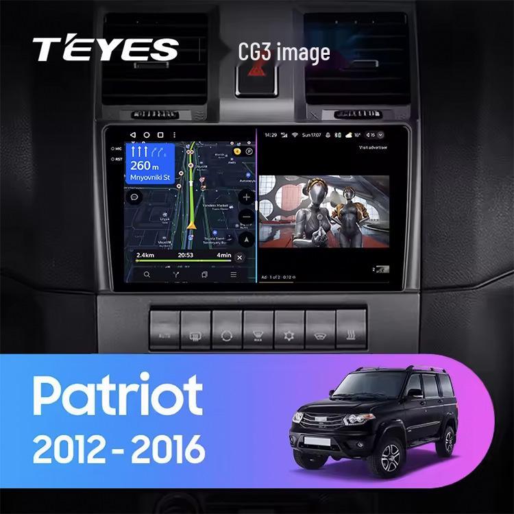 9" Android Car GPS Navigator & Reverse Camera for Lada UAZ Patriot with CarPlay Integration