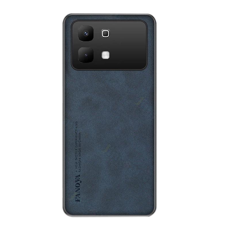For infinix Note 60 Pro Case Frosted Soft Vintage Leather Anti Drop For infinix Note60 Pro Back Cover