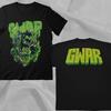 GWAR Band Retro 90s Green Black Double Sided T-Shirt
