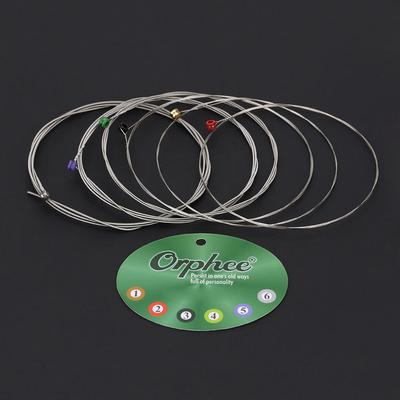 Orphee RX19 6-teiliges Saitenset für E-Gitarre  (.011-.050)  Nickellegierung mittlerer Spannung