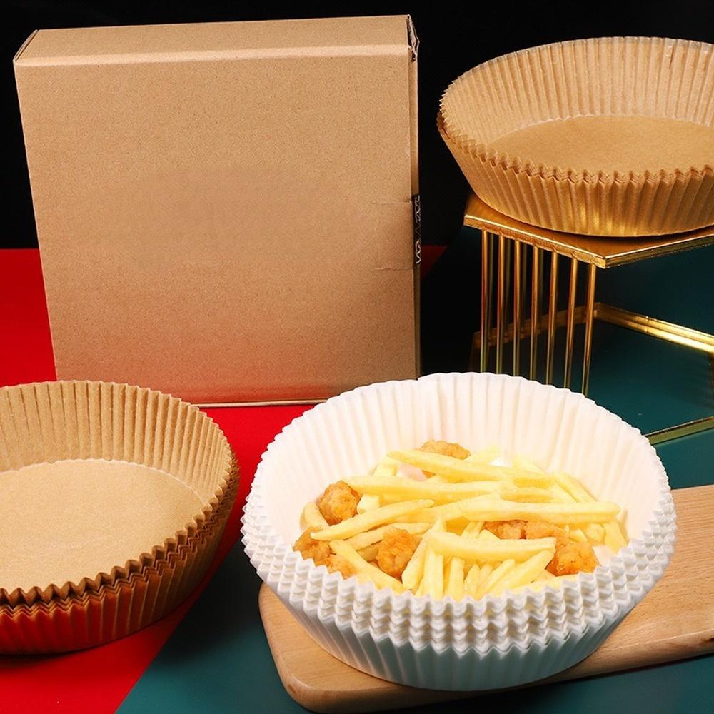 Air Fryer Disposable Paper  For Air Fryer Cheesecake Air Fryer Accessories Parchment Wood Pulp Steamer Baking Paper