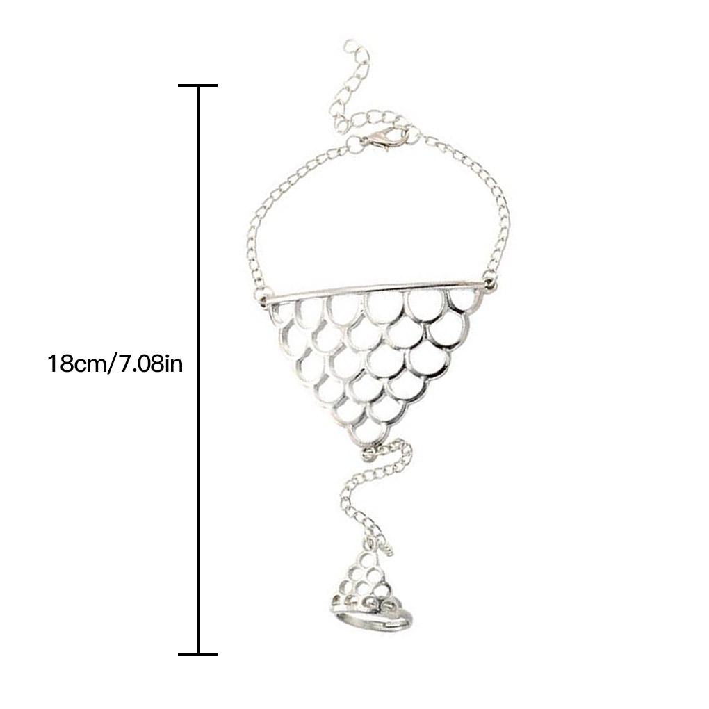 Alloy Bracelet Adjustable Hand Harness Bracelet Chain Women Girl Hand Jewelry