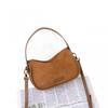 2025 New Matte Cowhide Genuine Leather Square Bag Women's Cross-border Hot