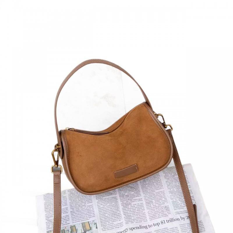 2025 New Matte Cowhide Genuine Leather Square Bag Women's Cross-border Hot