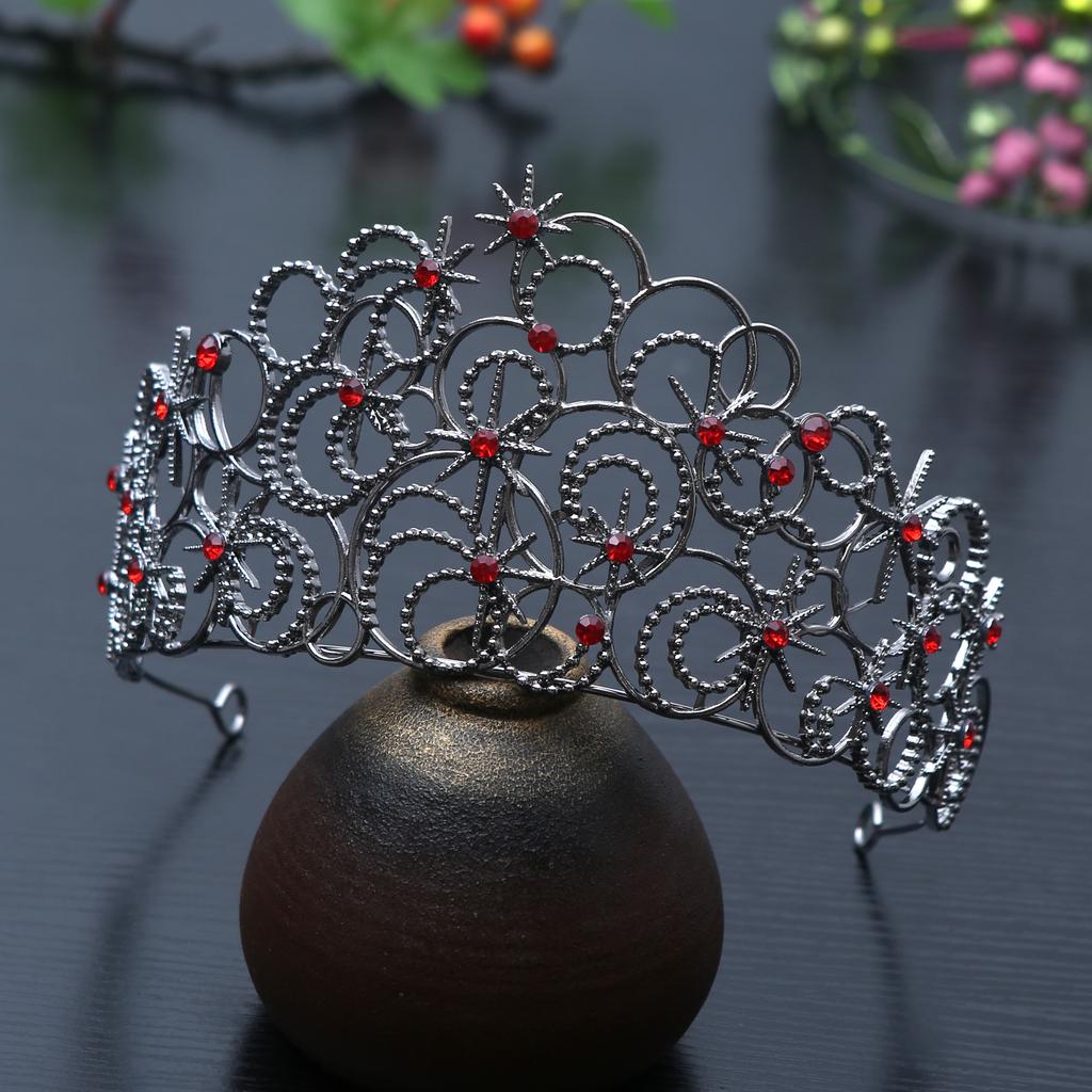 Evil Bubble Witch Crown Cosplay Dress Up Fantasia Headwear Disguise Costume Girl Halloween Carnival Accessories