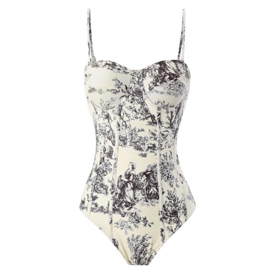 1 buc/2 buc pentru femei, monokini, fustă cu șireturi, costum de baie dintr-o singură piesă, cu bandă, pentru plajă, pentru controlul burticii.
