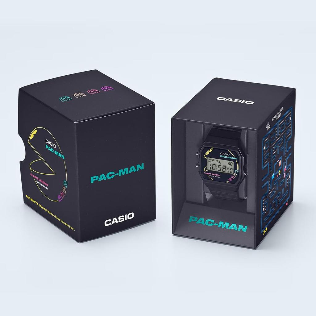 CASIO Digital Unisex Watch Collaboration Model Biomass Resin Band Black [Casio] PAC-MAN F-91WPC-1A [Item]