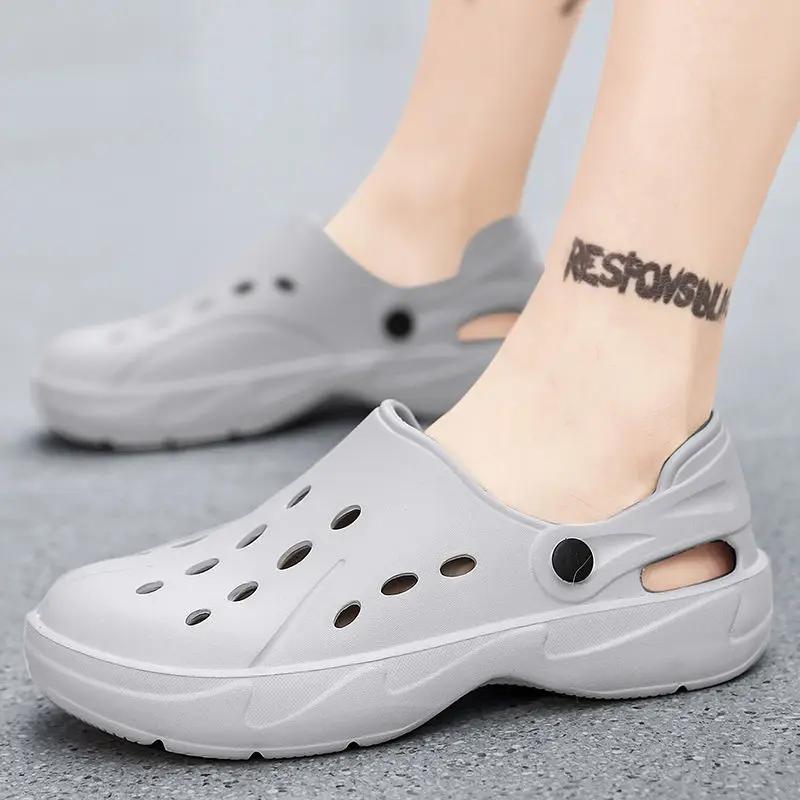 Fashion Outdoor Men's Sandal Beach Sports New Design 2025 Expensives Casual Eva Pvc Clearance Sale Daily Use Summer 39 Color Male Shoe