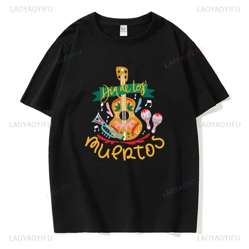 Mexický Den mrtvých ''DÍA DE LOS MUERTOS'' Tištěné tričko Pánské grafické tričko Ležérní pohodlná trička na léto Dámské oblečení