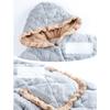 Nové Coral Fleece Pyžamo Dámské Podzimní a Zimní Pyžamo Třívrstvé Zahuštěné Plyšové Domácí Oblečení Teplá Bavlna Domácí Oblečení
