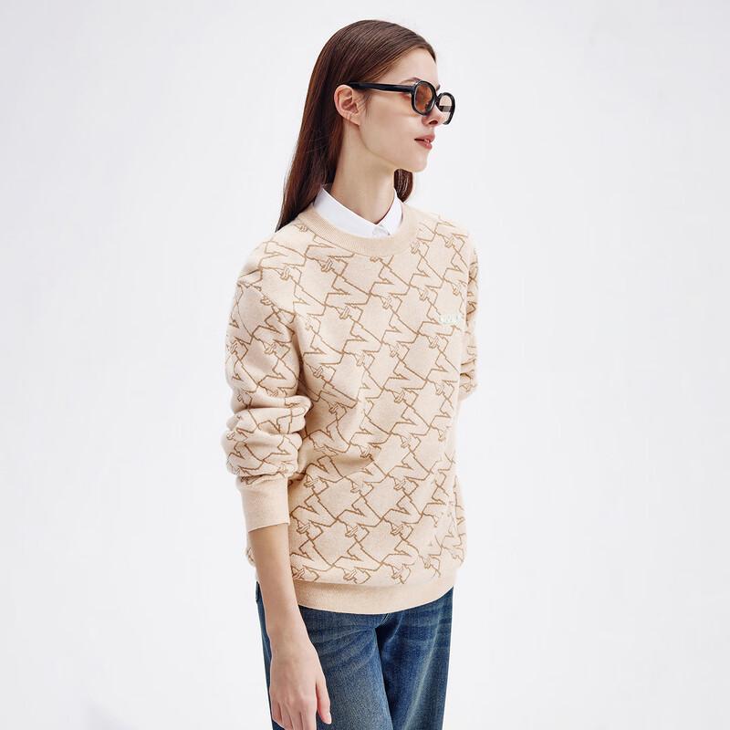 NVG·YOUNG Unisex Letter Wool Blend Sweater