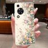 For Huawei Nova Y63 Case NovaY63 Y 63 Phone Cover Clear Silicone Fashion Flower TPU Soft Cases for Huawei Nova Y72s Back Shells