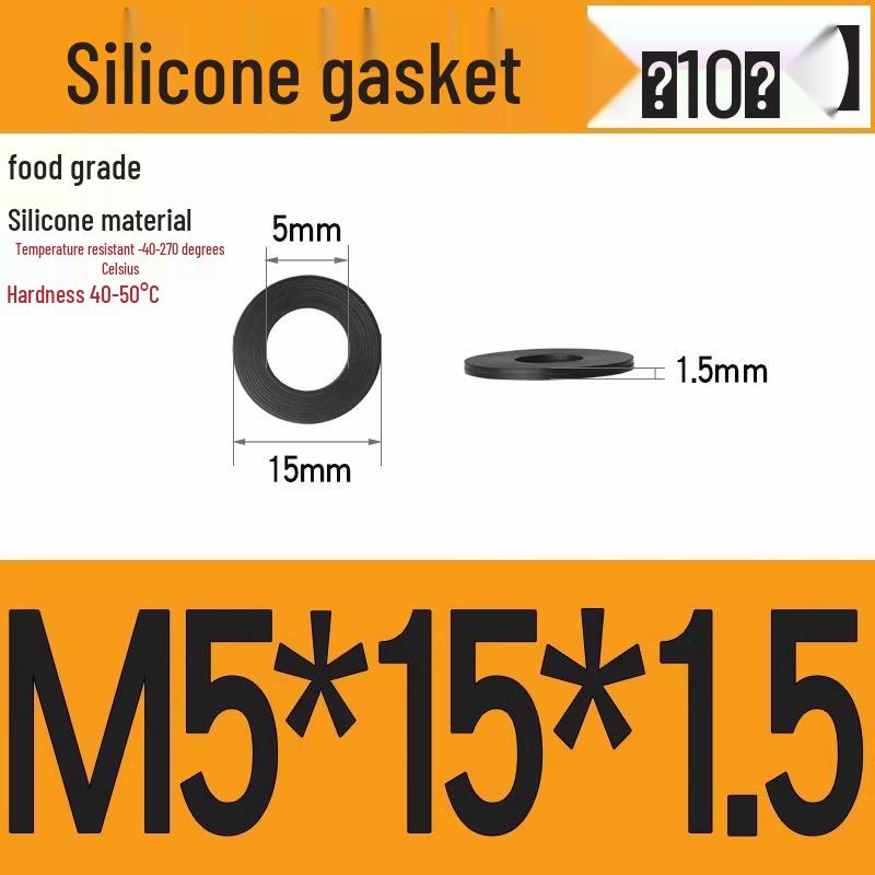 Silicone High-Temp Waterproof Gasket & Shock Absorbing Seal Pad