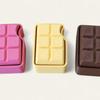 Chocolate Shaped Fidget Slider Keychain Cute Colorful Stress Relief Toy Smooth Surface for Kids School Bag Pendant Gifts