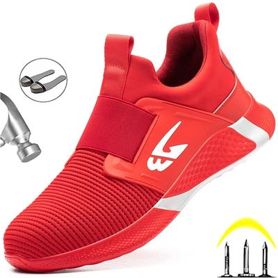 Safety Shoes Men Shoes Work Shoes Steel Toe Shoes Anti-Puncture Safety Shoes Women Men Work Sneakers Industrial Shoes