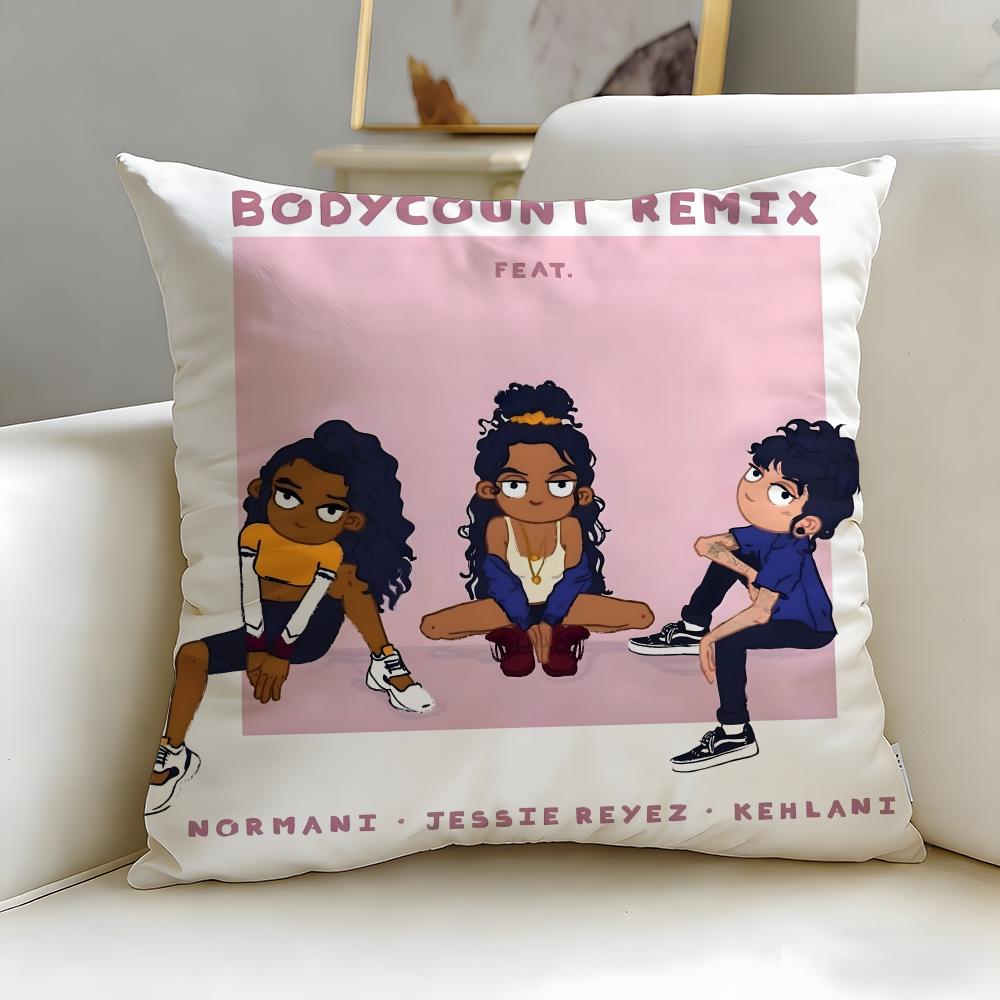popular singer Jessie Reyez Cushion Cover Soft  EasyWash Pillow Case  Versatile for Couch Bed Travel and Office