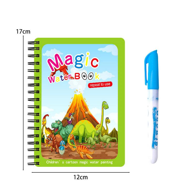 Magisch Waterverfboek, Kleuren met Helder Water Schilderboek, Herbruikbaar Graffiti Boek, Baby Puzzel Tekenboek, Kleuterschool Speelgoed