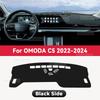 For OMODA C5  2024 Car Dashboard Cover Mat Dash Board Avoid light Sun Shade Carpets Anti-UV Protector Accessories