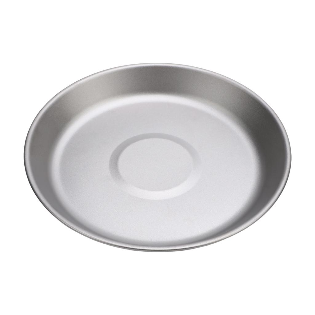 Camping Plate Camping Plates for Camping Survival Cooking BBQ Backpacking Ti Alloy 300ml Outdoor Dishes