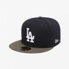 New Era Basic Fitted Cap La Dodgers Navy Moss