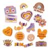 18 Pcs Roller Skates Sewing Patches Flower Iron On Patches Speaker Repair Patches for Clothing Jeans Backpacks