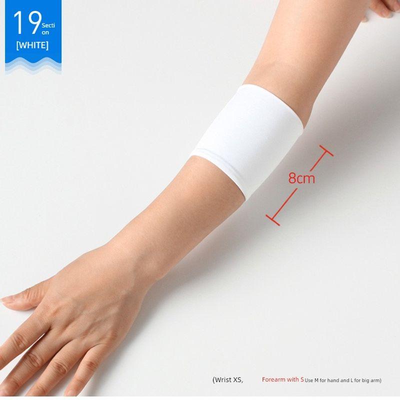 

Тонкие тату-перчатки, скрывающие шрамы 19 White (S arm circumference 18-21cm) XS
