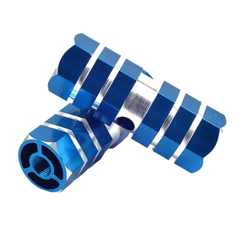 Lightweight Aluminum Bike Pedals Foot Pegs For Mountain And Road Bikes With Anti Slip Surfaces And Easy Installation 2pcs