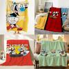 Game C Cuphead Throw Hot Flannel Throw Blanket Suitable for Sofa Living Room Bedroom Soft