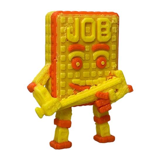 3D Printed Desktop Figurine Flexible Articulated Fidget Toy Collectible Ornament for Home Office Executive Desk Decor