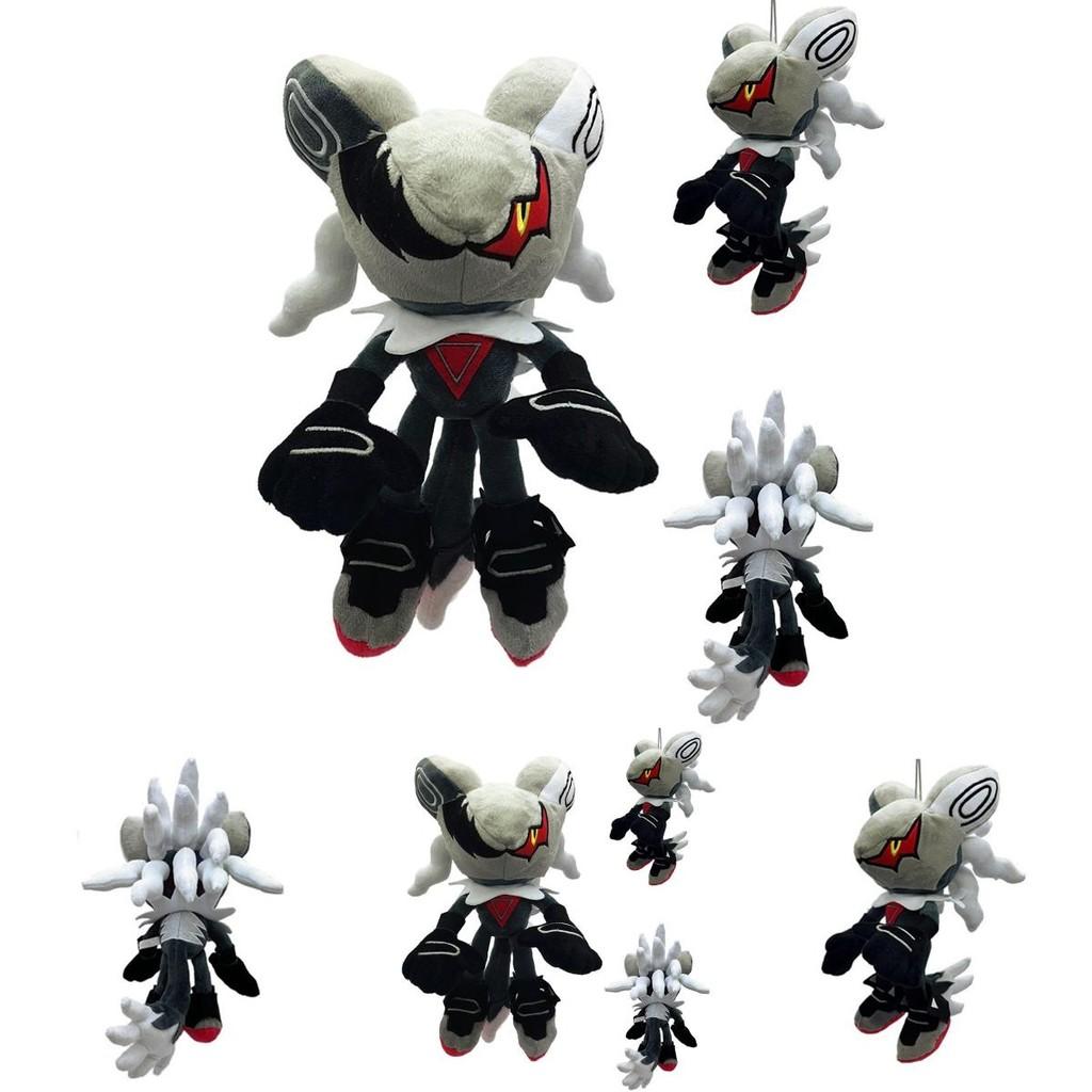 Peluche Kawaii di Shadow the Hedgehog da 31 cm, ispirato a Super Sonic Infinite, ideale come regalo.