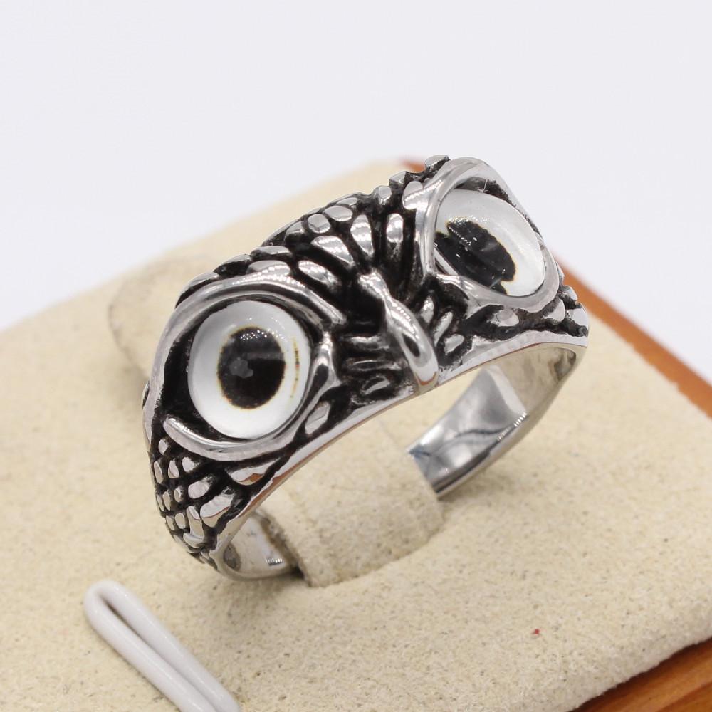 2026 Personalized Retro Halloween Owl Ring, European and American Jewelry Accessories Ring Gift