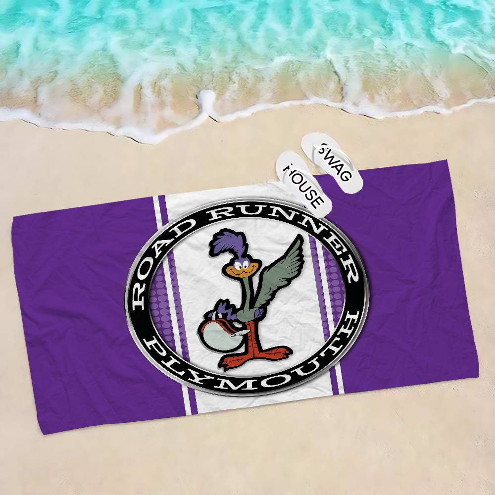 Road Plymouth Runner Microfiber Beach Towel Absorbent Quick Dry Soft Yoga Swimming Resort Mountain Climbing Towel