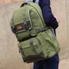 Men Women Durable Canvas Backpack Large Capacity Outdoor Hiking Travel Luggage Bag Big Student School Bag