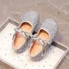 Youth Style Shoes Girls Princess Flat Shoes Formal Dress-Up Events Soft Sole PU Leather Slip-On With Pink