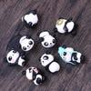 8Pcs Panda Plastic Thumbtack Colorful Cartoon Push Pins for Maps Calendar Board Notification Reminder Wall Push Pin