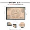 Lazymi Large Cooking Mat, Thick Food-Grade Silicone, Baking Mat with Graduations, 60x40cm, for Cookies, Pizza, and Bread Making, Heat-Resistant, Kitch