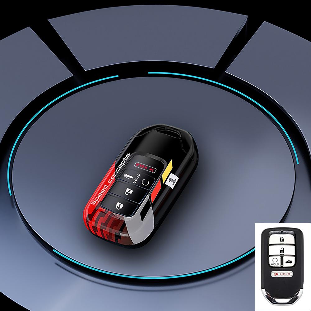 

Graffiti Car Remote Key Fob Cover Case For Honda Accord Ex Exl Civic Crv Hrv Pilot Ridgeline - Pocketor