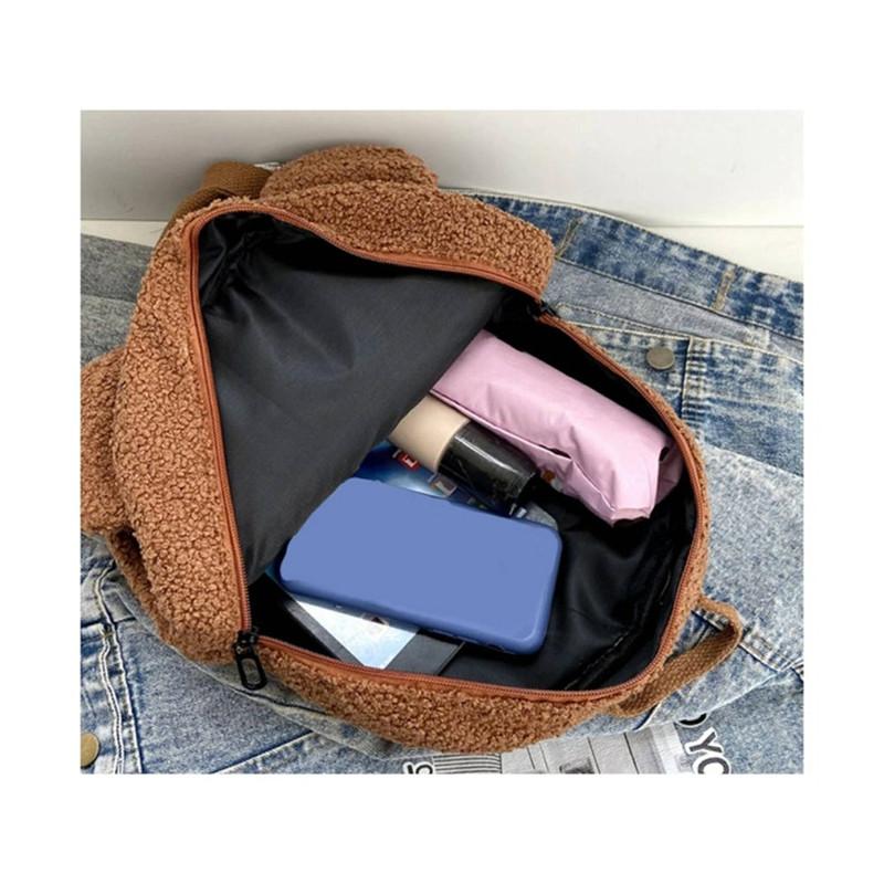 Bear Backpacks Portable Children Travel Shopping Rucksacks Women's Cute Bear Shaped Shoulder Backpack