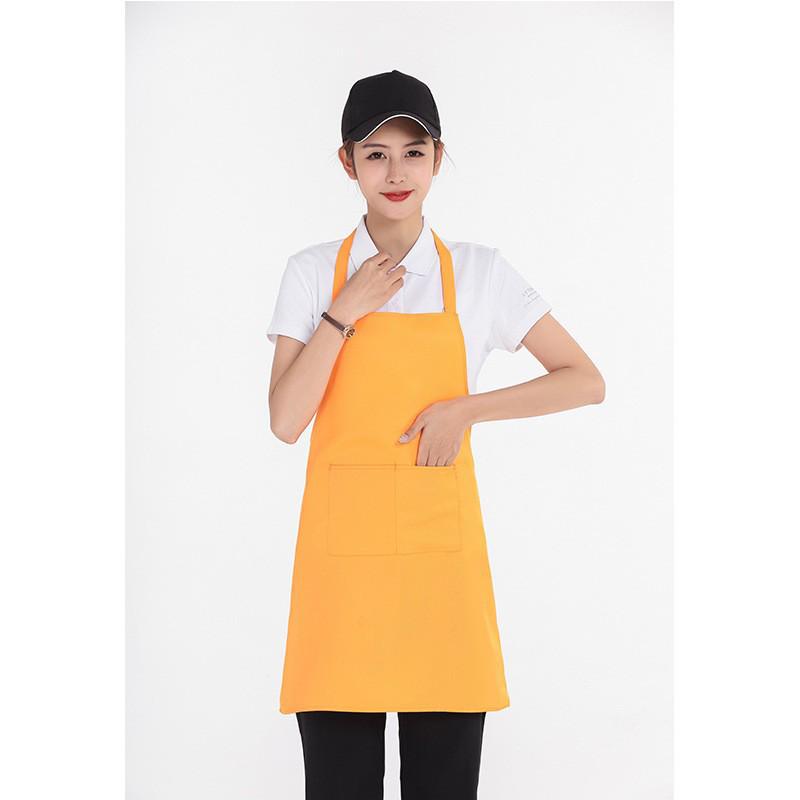 Korean Style Waterproof Kitchen Apron with Custom Logo